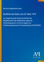"Richtlinie des Rates vom 20. März 1970", blaue Hintergrundfläche, gelber Streifen links, Logo "ΑΡ Antiphon Verlag".