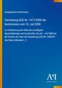 Text auf blauem Hintergrund: "Verordnung (EG) Nr. 1477/2000 der Kommission vom 10. Juli 2000". Links ein gelber Streifen.