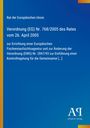 Verordnung (EG) Nr. 768/2005 des Rates zur Errichtung einer Europäischen Fischereiaufsichtsagentur. Blaues Layout.