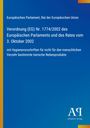 Oben steht: "Europäisches Parlament, Rat der Europäischen Union". Logo "Antiphon Verlag" unten. Blauer Hintergrund.