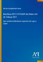 Rat der Europäischen Union: Beschluss 2011/137/GASP, 28. Februar 2011, über Maßnahmen zu Libyen. Logo unten rechts.