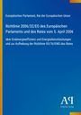 Richtlinie 2006/32/EG zur Energieeffizienz, goldener Rand links, blaues Quadrat, Logo unten rechts.