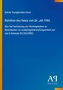 Richtlinie vom 24. Juli 1986 über Höchstgehalte von Rückständen auf Getreide. Blaues Design mit gelber Linie.