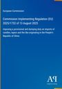 European Commission. Commission Implementing Regulation (EU) 2025/1732 of 13 August 2025. Blau mit gelben Akzenten.