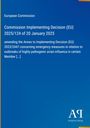 Text: Entscheidung der Kommission (EU) 2025/124 vom 20. Januar 2025, Änderung zur Verordnung (EU) 2023/2447. Logo: Antiphon Verlag.