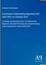 Europäische Kommission, Durchführungsverordnung (EU) 2025/2051 vom 6. Oktober 2025 über Korrekturmaßnahmen.