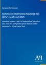 Text: „European Commission, Commission Implementing Regulation (EU) 2025/1356 of 8 July 2025". Unten rechts Logo "AR".