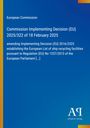 Europäische Kommission: Entscheidung zur Änderung einer EU-Durchführungsentscheidung. Blaues Cover mit "AQ" Logo.