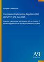 Text über EU-Verordnung zu Antidumping-Maßnahmen auf Sperrholz, blauer Hintergrund, gelbe Streifen, Logo Antiphon Verlag.