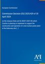 Kommissionsentscheidung (EU) 2025/429 vom 30. April 2024, Europa-Kommission. Blaues Dokument mit Logo "Antiphon Verlag".
