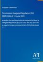 European Commission: Verordnung (EU) 2025/1246 vom 18. Juni 2025 zur Änderung der technischen Standards, blaues Design.