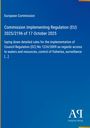 Europäische Kommission, Verordnung (EU) 2025/2196 vom 17. Oktober 2025, Zugangsregelungen zu Gewässern. Blauer Hintergrund.