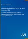 Text zur Entscheidung der EU-Kommission über Beihilfe SA.50952 für DB Cargo. Blaues Cover, Logo "Antiphon Verlag".