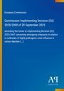 Text: "European Commission, Commission Implementing Decision (EU) 2025/2000 of 29 September 2025." Blaues Design.