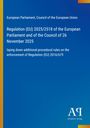 Titel: Regulation (EU) 2025/2518 des Europäischen Parlaments. Blaues Design, unten rechts Logo „Antiphon Verlag“.