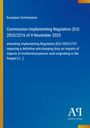 Commission Implementing Regulation (EU) 2025/2216, Anti-Dumping Duty. Blaues Hintergrund, Logo unten rechts.