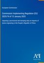 Text über Anti-Dumping-Zölle auf Lysin aus China; blauer Hintergrund; unten rechts Logo "AR Antiphon Verlag".