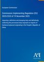 Text über EU-Verordnung zu Antidumpingzöllen auf Import von Sperrholz aus China. Blauer Hintergrund mit weißem Text.