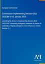 "Commission Implementing Decision (EU) 2025/84 of 13 January 2025..." auf blauem Hintergrund. Logo unten rechts.