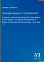 "Commission Decision of 11 December 2025" auf blauem Hintergrund, weißer Text, EU-bezogen. Unten Logo "Antiphon Verlag".