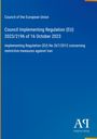 Council of the European Union: Verordnung (EU) 2023/2196, 16. Oktober 2023, Maßnahmen gegen Iran. Blaues Cover, Antiphon Verlag.