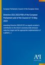 "Directive (EU) 2023/958..." in Weiß auf Blau, Antiphon Verlag Logo unten rechts.