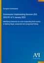 Titel: "Commission Implementing Decision (EU) 2023/97". Blauer Hintergrund, seitlich gelber Streifen. Unten rechts Logo: "AQ".