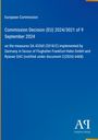 Commission Decision (EU) 2024/3021 vom 9. September 2024, Maßnahmen SA.43260, Logo unten rechts, blauer Hintergrund.