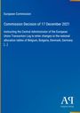 Text: "European Commission. Commission Decision of 17 December 2021. [...]". Blau mit Logo und Verlagshinweis unten rechts.