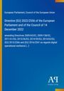 Directive (EU) 2022/2556 des EU-Parlaments; Antiphon Verlag Logo auf blauem Hintergrund mit gelbem Streifen links.