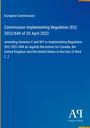 Text: "European Commission, Commission Implementing Regulation (EU) 2022/649 of 20 April 2022". Blaues Cover mit Logo.