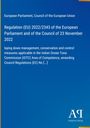 Regulation (EU) 2022/2343 zur Verwaltung im indischen Ozean. Blaues Layout mit Verlag "Antiphon Verlag".