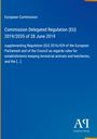 Titel: "Commission Delegated Regulation (EU) 2019/2035 of 28 June 2019" auf blauem Hintergrund.
