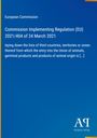 Titel: "Commission Implementing Regulation (EU) 2021/404 of 24 March 2021". Blau-weiße Titelseite. Unten Logo.