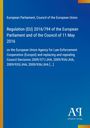 Text über EU-Verordnung zu Europol von 2016, blauer Hintergrund mit gelbem Rand, unten Logo "AP Antiphon Verlag".