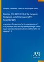 "Directive (EU) 2017/2110" in weißer Schrift auf blauem Hintergrund, unten Logo "AP Antiphon Verlag".