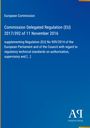 Text: "European Commission, Commission Delegated Regulation (EU) 2017/392." Blaues Cover mit gelbem Rand streifen.