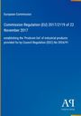 Europäische Kommission: Verordnung (EU) 2017/2119 vom 22. November 2017, Prodcom-Liste industrieller Erzeugnisse.