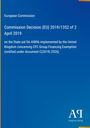 Titel: "Commission Decision (EU) 2019/1352 of 2 April 2019". Blaues Cover, Logo "AR" unten rechts.