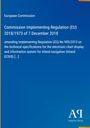 Kommissionsdurchführungsverordnung (EU) 2018/1973 vom 7. Dezember 2018, Änderung VO (EU) Nr. 909/2013, Antiphon Verlag-Logo.