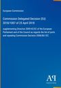 Text: Europäische Kommission, Entscheidung (EU) 2018/1007 vom 25. April 2018. Blauer Hintergrund, Antiphon Verlag-Logo.