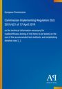 Europäische Kommission, Titel der Verordnung (EU) 2019/621, blaues Design mit Verlagslogo unten rechts.