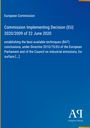 Text der Europäischen Kommission über industrielle Emissionen auf blauem Hintergrund, unten rechts Logo "AR Antiphon Verlag".
