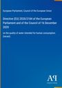 "Directive (EU) 2020/2184 of the European Parliament and of the Council of 16 December 2020" auf blauem Hintergrund. Logo rechts unten.