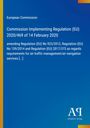 Text der Europäischen Kommission zur Durchführungsverordnung (EU) 2020/469. Blaues Cover mit gelbem Rand. 