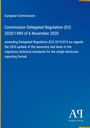 Europäische Kommission, Verordnung (EU) 2020/1989. Blau mit gelbem Rand, unten rechts "Antiphon Verlag".