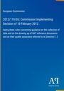 Text: "European Commission 2012/119/EU: Commission Implementing Decision of 10 February 2012". Blaues Cover mit Verlag-Logo.