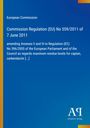 "Commission Regulation (EU) No 559/2011 of 7 June 2011" in weißem Text auf blauem Hintergrund. Links gelber Rand.