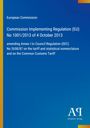 Text zur EU-Verordnung 1001/2013 auf blauem Hintergrund. Unten rechts "Antiphon Verlag" mit Logo.