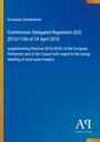 "Kommission Delegierte Verordnung (EU) 2015/1186. Blaues Design mit EU-Texten und Verlagslogo AB unten rechts."